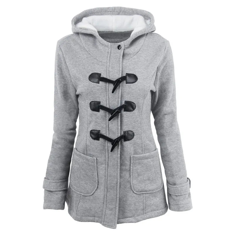 Female Horn Buckle Coat