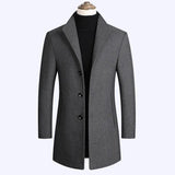 Mountainskin Mens' Autumn/Winter Wool Blends Coats