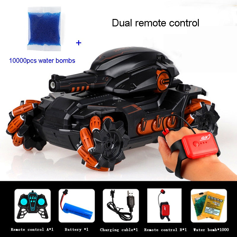 2.4G RC Car Toy 4WD Water Bomb Tank RC Toy