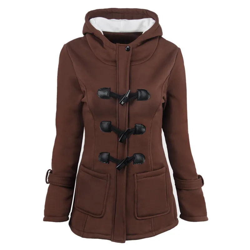 Female Horn Buckle Coat