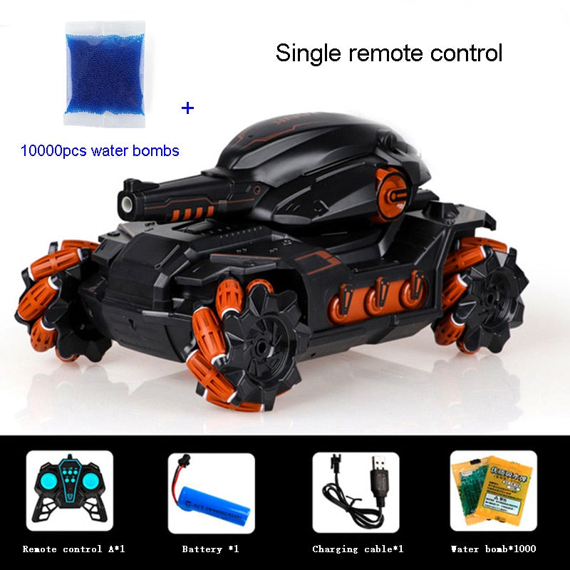 2.4G RC Car Toy 4WD Water Bomb Tank RC Toy