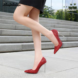 Crossdresser Stiletto 11cm Thin Pointed Toe Heels Women's Shoes