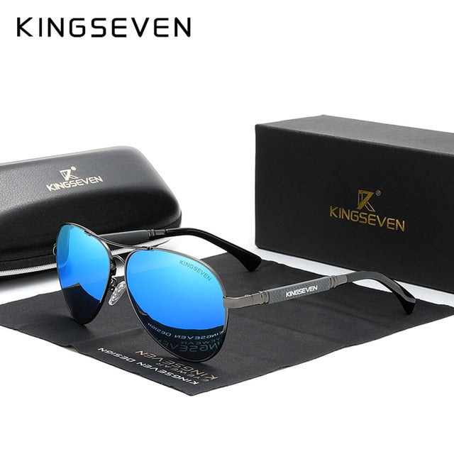 Titanium Alloy Mens Polarized Sunglasses