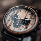 Custom Chrono Wood Watch