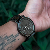 Custom Chrono Wood Watch