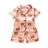 SilkyDreams™ Toddler Satin Pajama Set