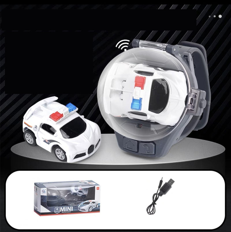 Cartoon Mini Remote Control Car Watch Toys