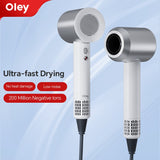 Oley High-speed Hair Dryer 900W Lightweight Powerful Brushless Negative Ionic