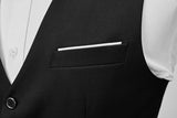 3-Piece Slim-Fit Tuxedo Suit