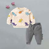 3-pc Baby Boys And Girls Clothing Set Tricken Fleece Children Hooded Outerwear