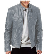 2023 Fashion Mens Leather Jacket