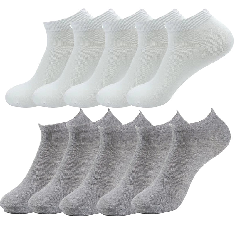 5 Pairs/Lot Low Cut Men Socks For Men & Women