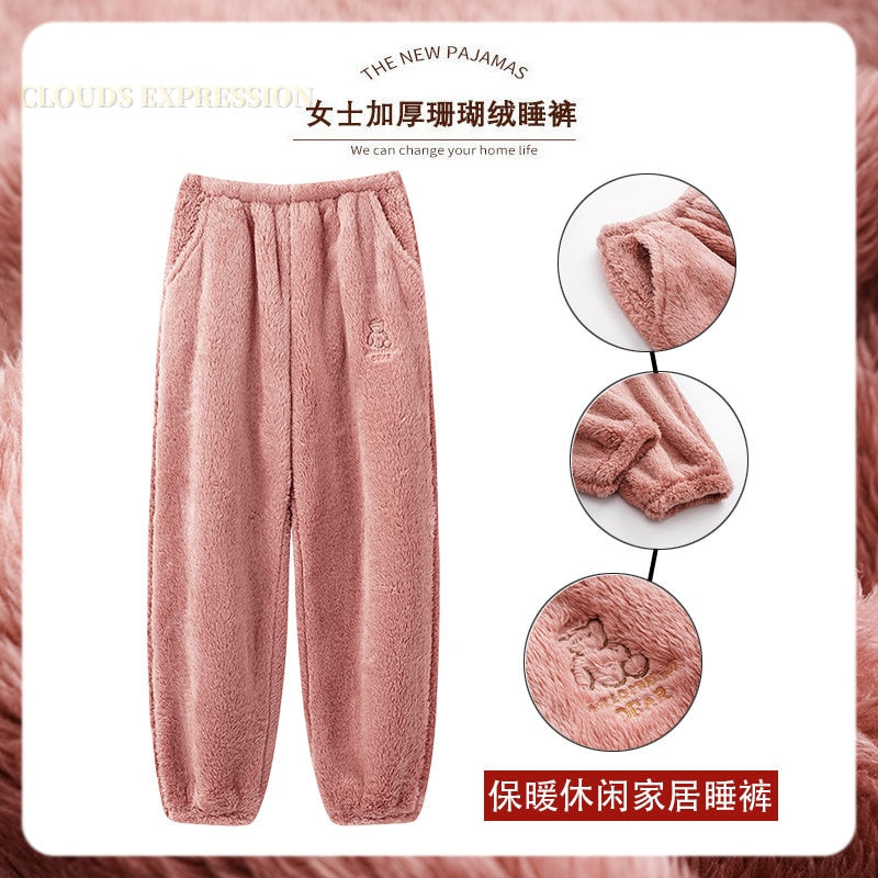 Polar Breeslie™  Winter Warm Flannel Women Pajamas Set