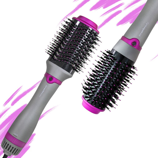 One Step Hair Blower Brush 360° Rotating Hot Air Paddle Styling Brush