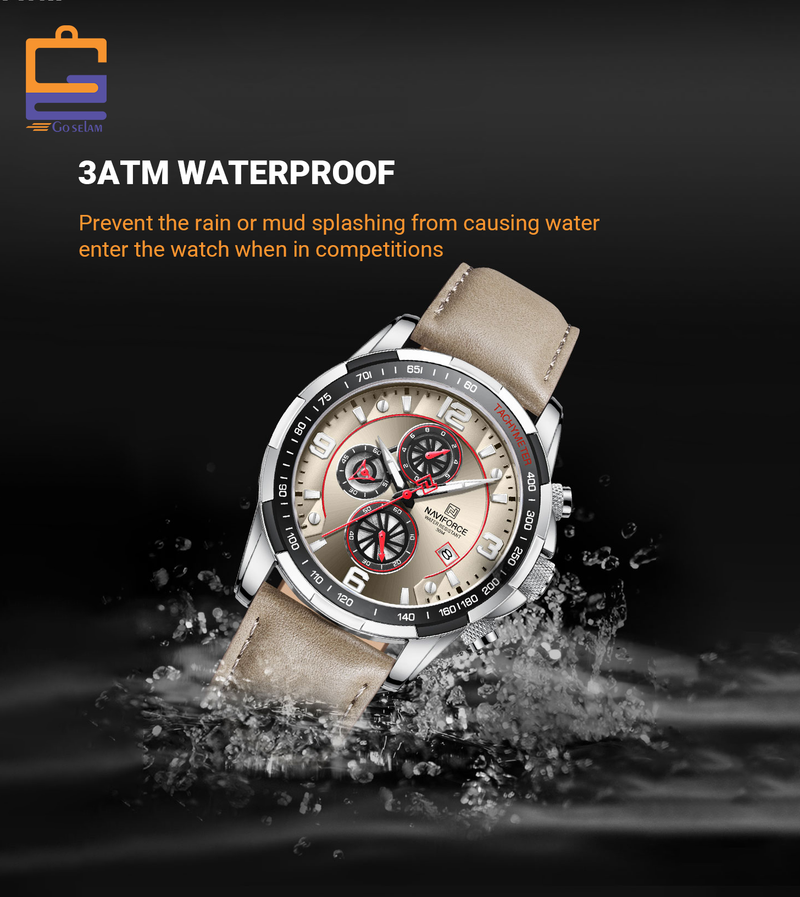 Diamond Waterproof Quartz Watch