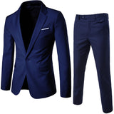 3-Piece Slim-Fit Tuxedo Suit