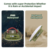 15600maH Rechargeable LED Camping Zoom Portable Torch Tent Light Work Maintenance Lighting