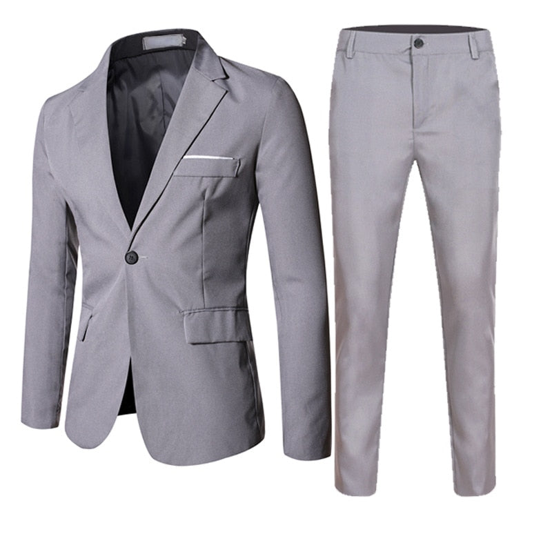 3-Piece Slim-Fit Tuxedo Suit