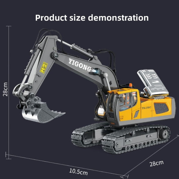 Remote Control Excavator RC Model Car Toys Dump Truck Bulldozer Engineering Vehicle