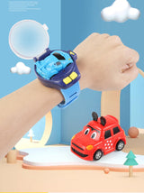 Cartoon Mini Remote Control Car Watch Toys