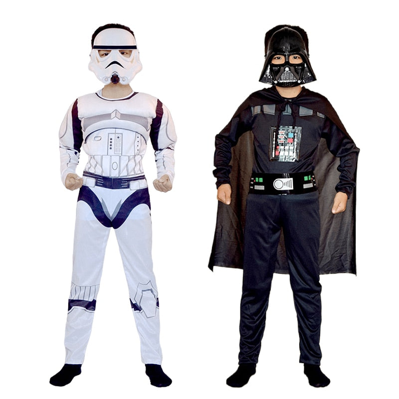 Darth Vader /imperial Stormtrooper Cosplay Costumes for Kids