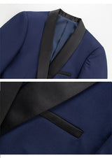 3-Piece Slim-Fit Tuxedo Suit