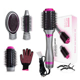 One Step Hair Blower Brush 360° Rotating Hot Air Paddle Styling Brush