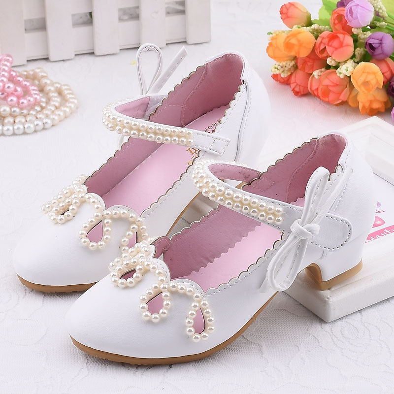 Princess Kids High Heels Shoes