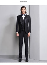 3-Piece Slim-Fit Tuxedo Suit