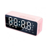 Wireless Bluetooth Speaker Mini Alarm Clock Portable Cannon