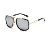 Fashion Rectangle Mens Sunglasses Metal Gradient Male Retro Eyewear Summer Drive UV400