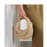 Luxury Noodle Rope Knotted Purse - Galia