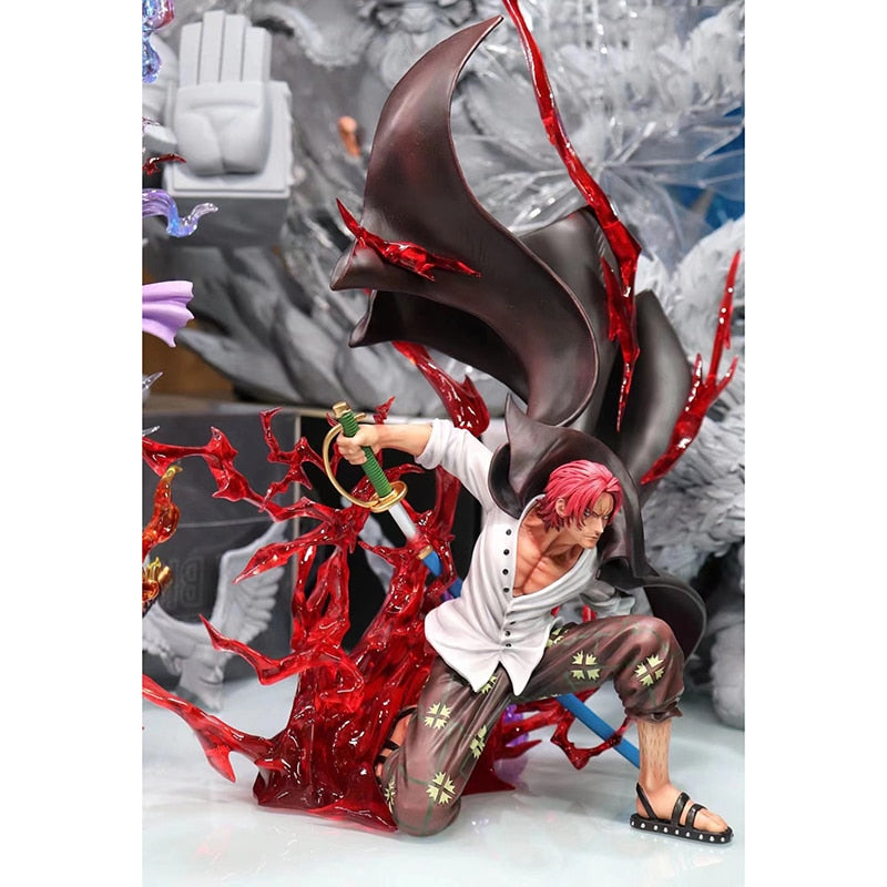 35cm One Piece Figure Chronicle Master Stars Plece Squatting The Shanks Action Figure