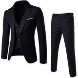 3-Piece Slim-Fit Tuxedo Suit