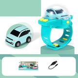 Cartoon Mini Remote Control Car Watch Toys