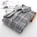 Thick Velvet Plaid Shirts Women Winter Warm Blouses and Tops New Casual Woollen Shirt