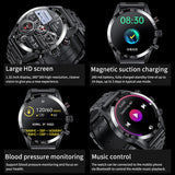 LIGE Watch 360 AMOLED HD Screen For Men Smart Bluetooth Calling