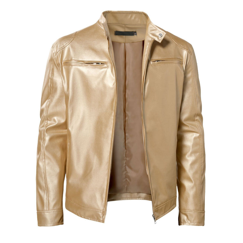 2023 Fashion Mens Leather Jacket