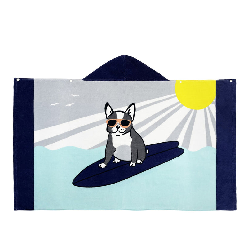 Children's Wearable Beach Towel Cotton Hooded