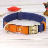 Nylon Custom Dog Puppy Collar Leash