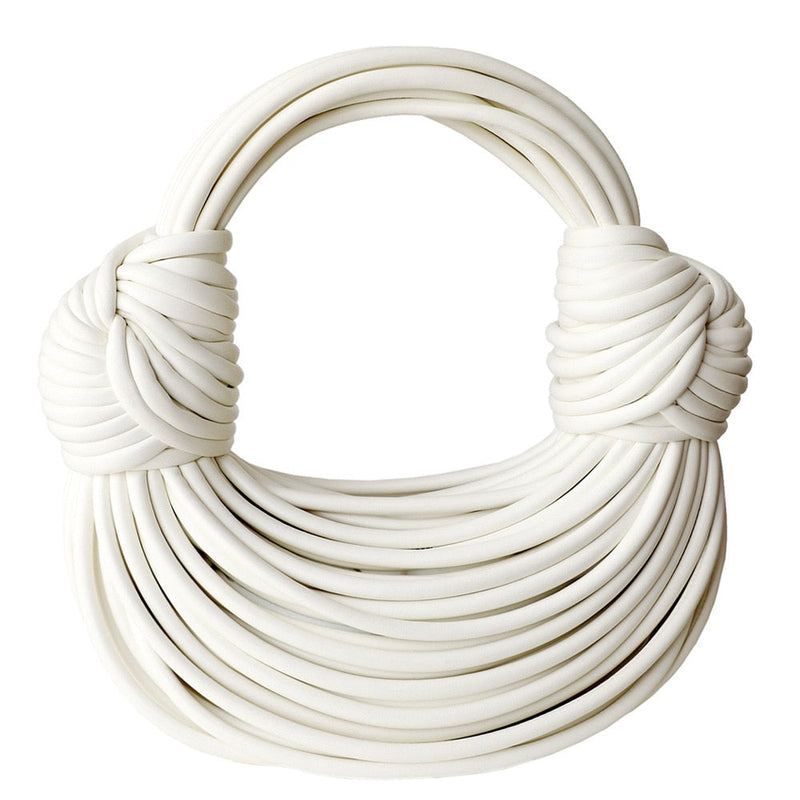 Luxury Noodle Rope Knotted Purse - Galia