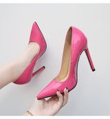 Crossdresser Stiletto 11cm Thin Pointed Toe Heels Women's Shoes