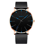 Minimalist Men's Fashion Ultra Thin Quartz Watches