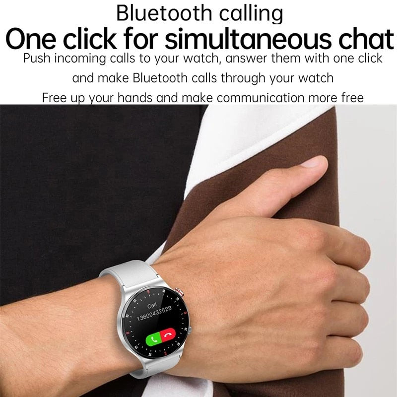 ECG+PPG Call Smart Watch NFC Waterproof For Android