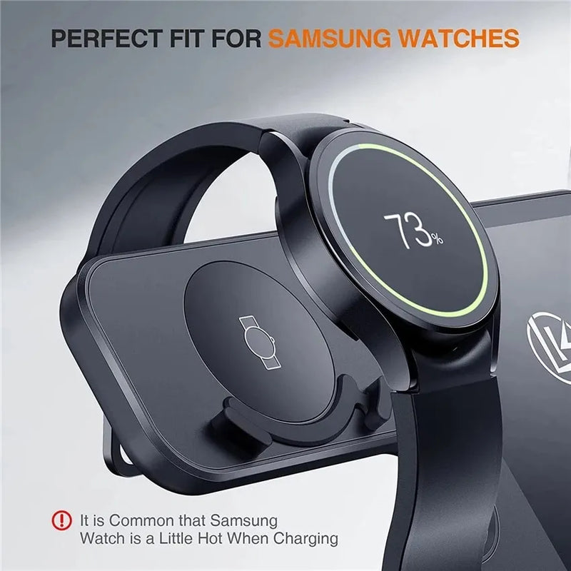 3 in 1 Wireless Charger Stand For Samsung S22 S21 S20 Ultra Galaxy Watch