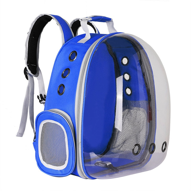 Portable Pet Puppy Backpack Carrier Bubble Capsule Design 360 Degree