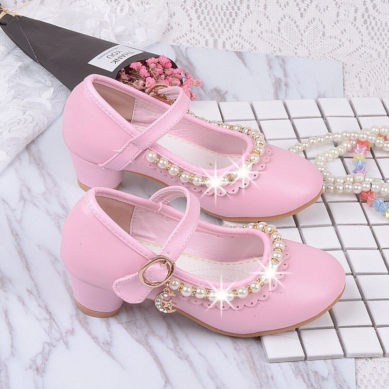 Princess Kids High Heels Shoes