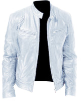 2023 Fashion Mens Leather Jacket