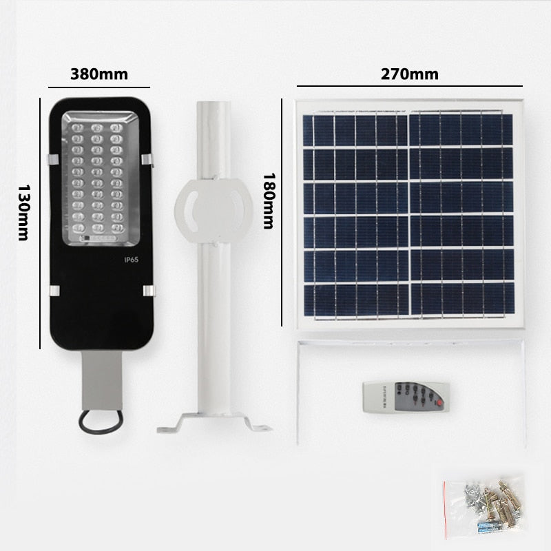 Super Bright Split Solar Street Light Waterproof LED Solar Street Light Backyard Street Lamps