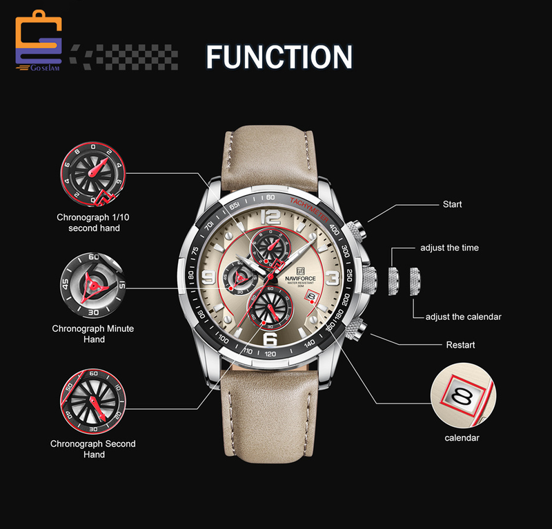 Diamond Waterproof Quartz Watch